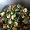 Bouillon boeuf légumes haïtien cuisson