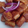 Griots de tofu vegan à l&#039;haitienne