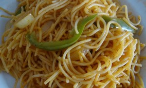 Spaghetti sans gluten à l&#039;haitienne